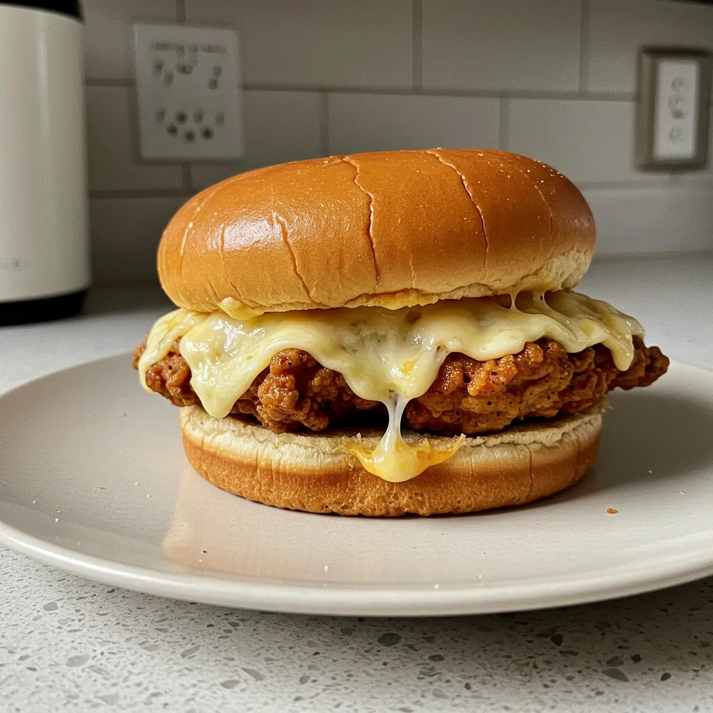 Melty Cheesy Chicken Sandwich: A Savory Masterpiece